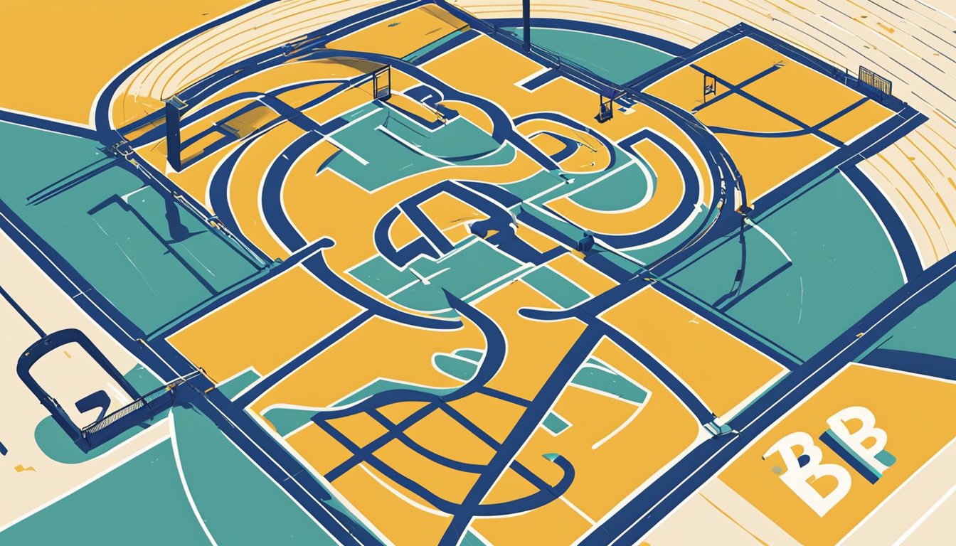 A basketball bouncing on a court, surrounded by the letters "BBB" and a bold, impactful font. The ball is the focal point, symbolizing the genesis of Big Baller Brand