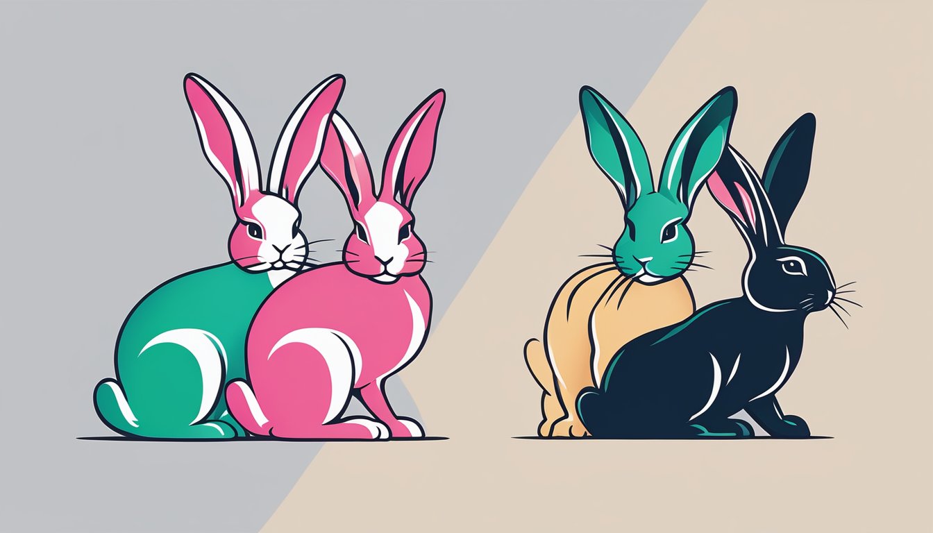 The iconic bunny logo evolves from a simple outline to a sleek, modern design, representing the evolution of the Playboy brand