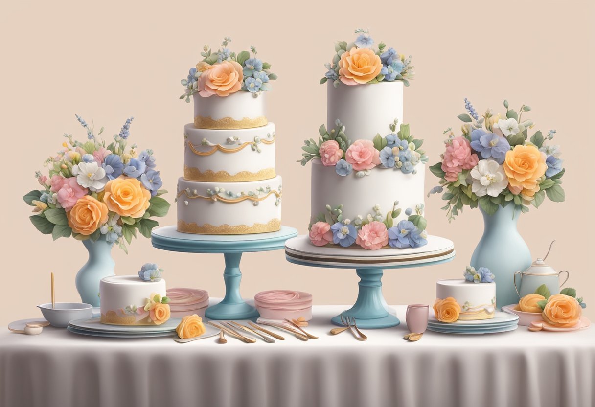 how to decorate a wedding cake