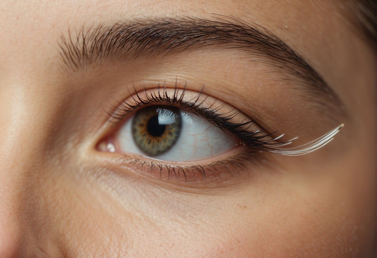Spectacular image of eyebrow regrowth in a natural setting