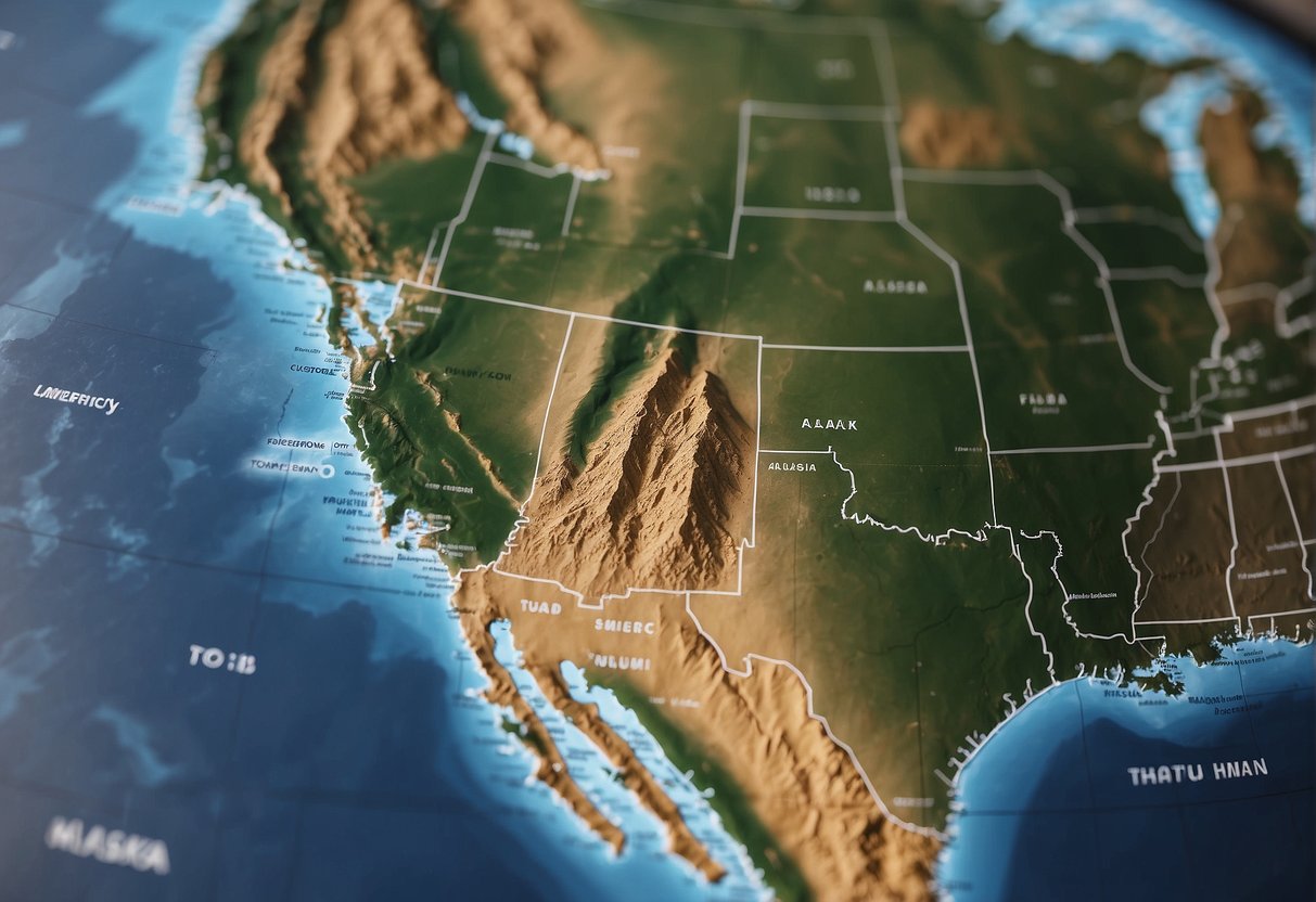 Alaska lies farther west than Hawaii on a map