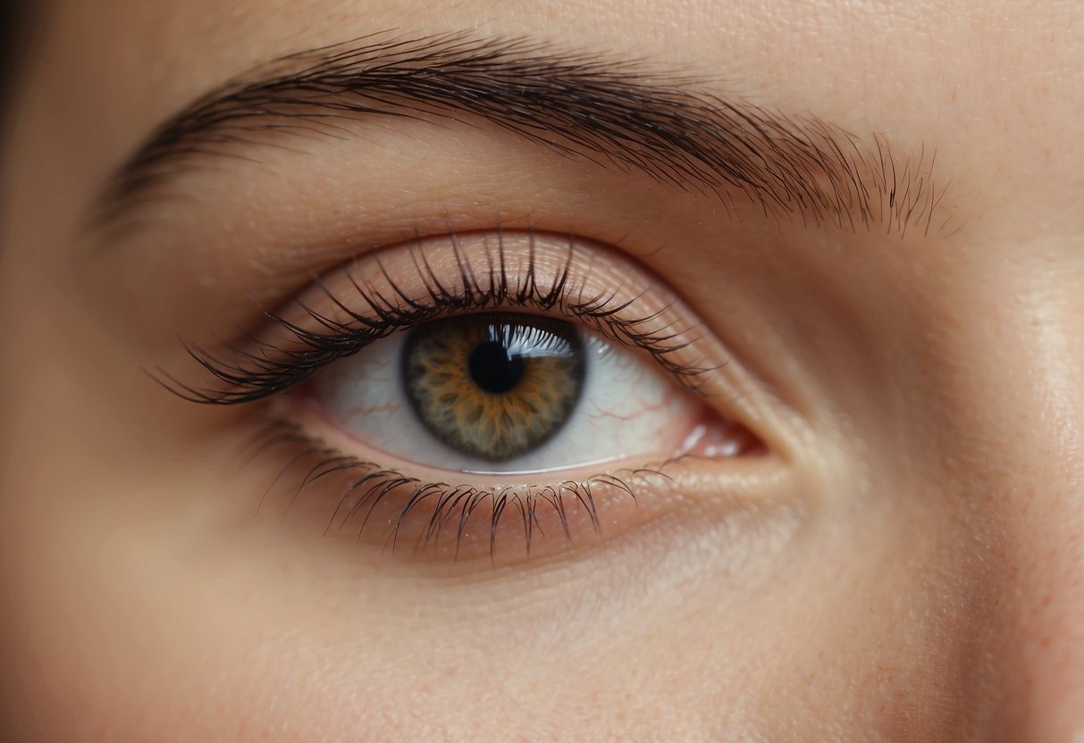 A close-up of natural eyebrow shapes with a focus on their form and structure, showcasing their unique and beautiful shapes