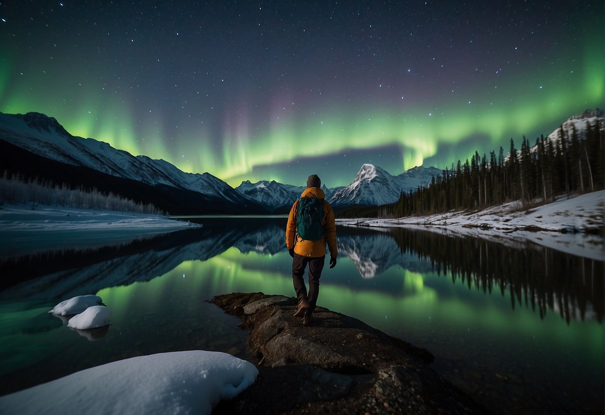 Jesse hikes through snow-capped mountains, fishes in pristine rivers, and watches the Northern Lights dance across the night sky in Alaska