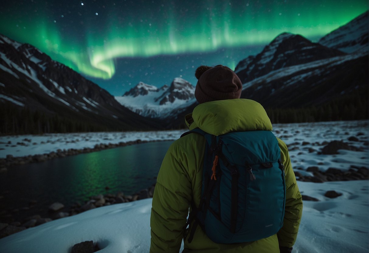 Jesse hikes through snowy mountains, fishes in icy rivers, and watches the northern lights in Alaska