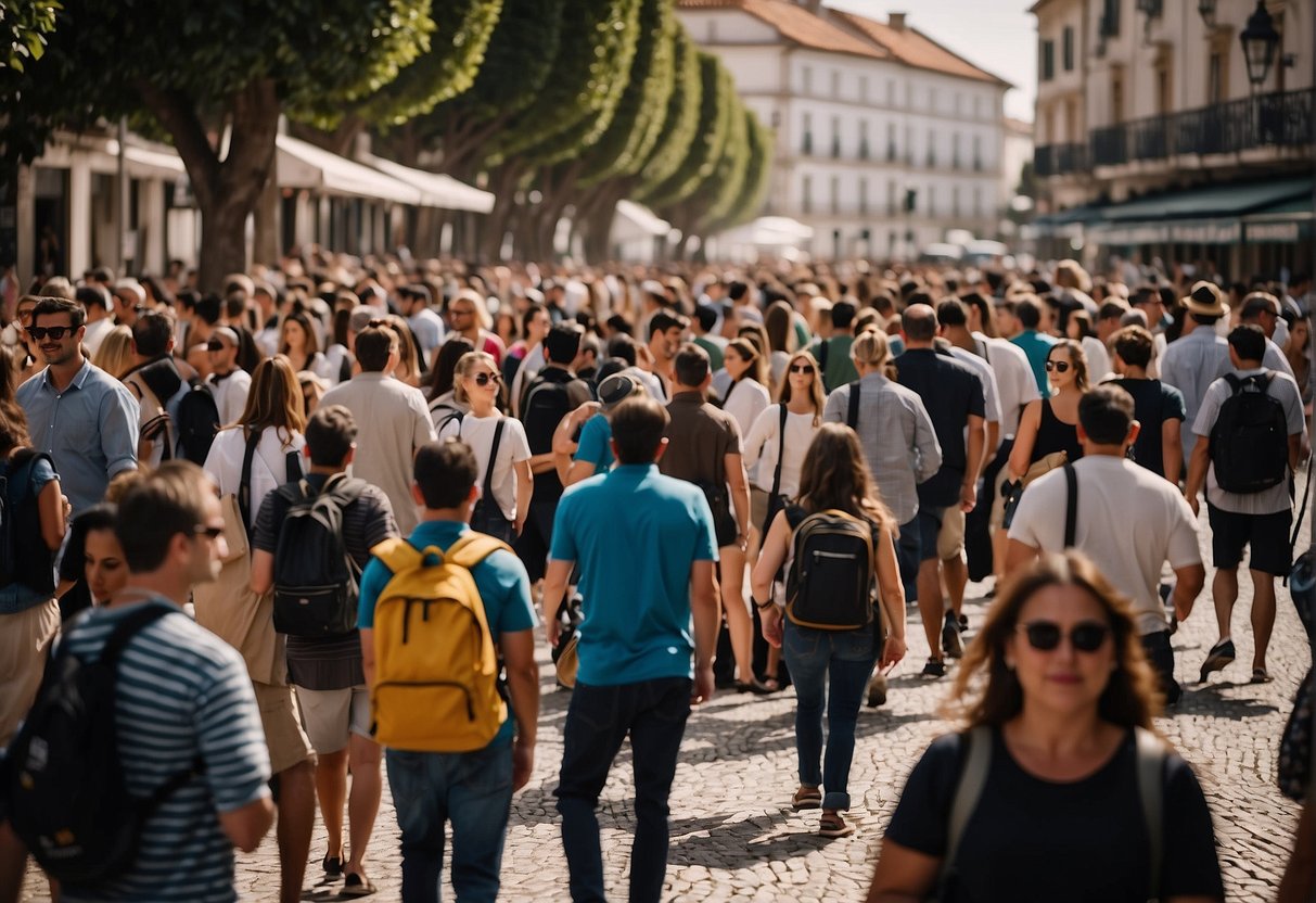 Tourists swarm Portugal during peak prices, overcrowding landmarks