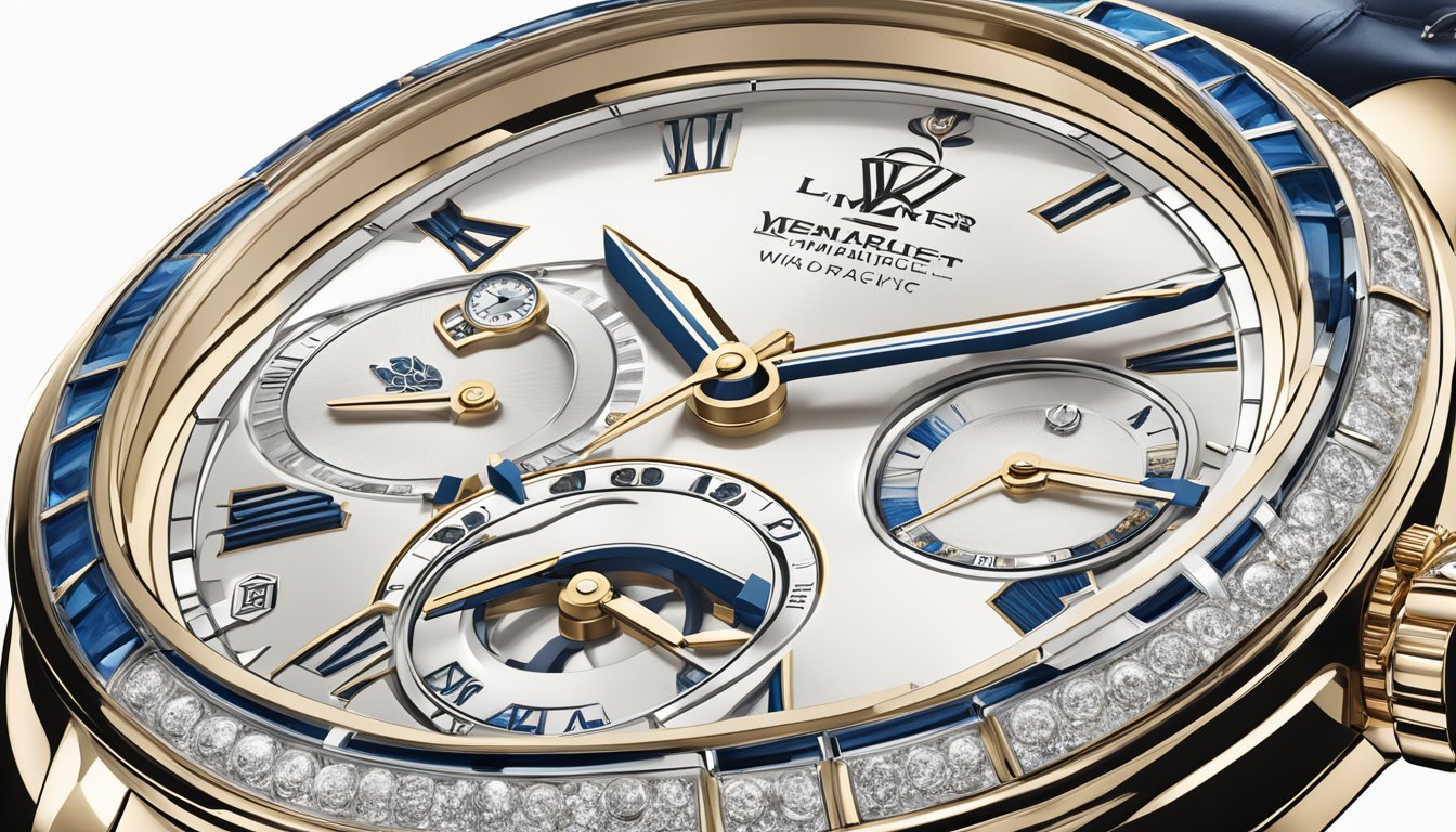A display of luxury watch brand tiers, showcasing iconic timepieces in a sleek and modern setting