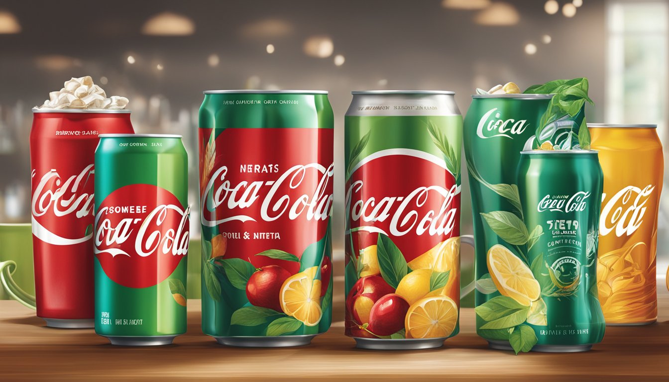 Coca Cola brands enter coffee and tea markets, showcasing diverse products and branding strategies