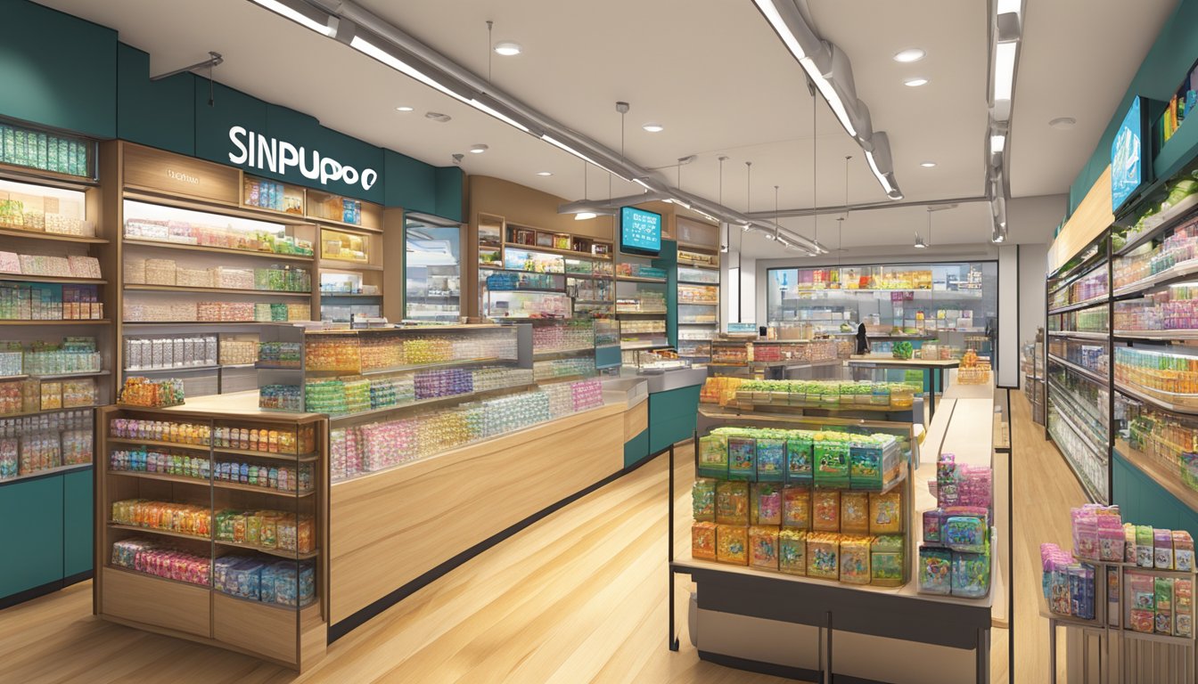 The Sinpopo Brand store at Funan offers a variety of convenient products and services, creating a lively and engaging atmosphere for customers to enjoy