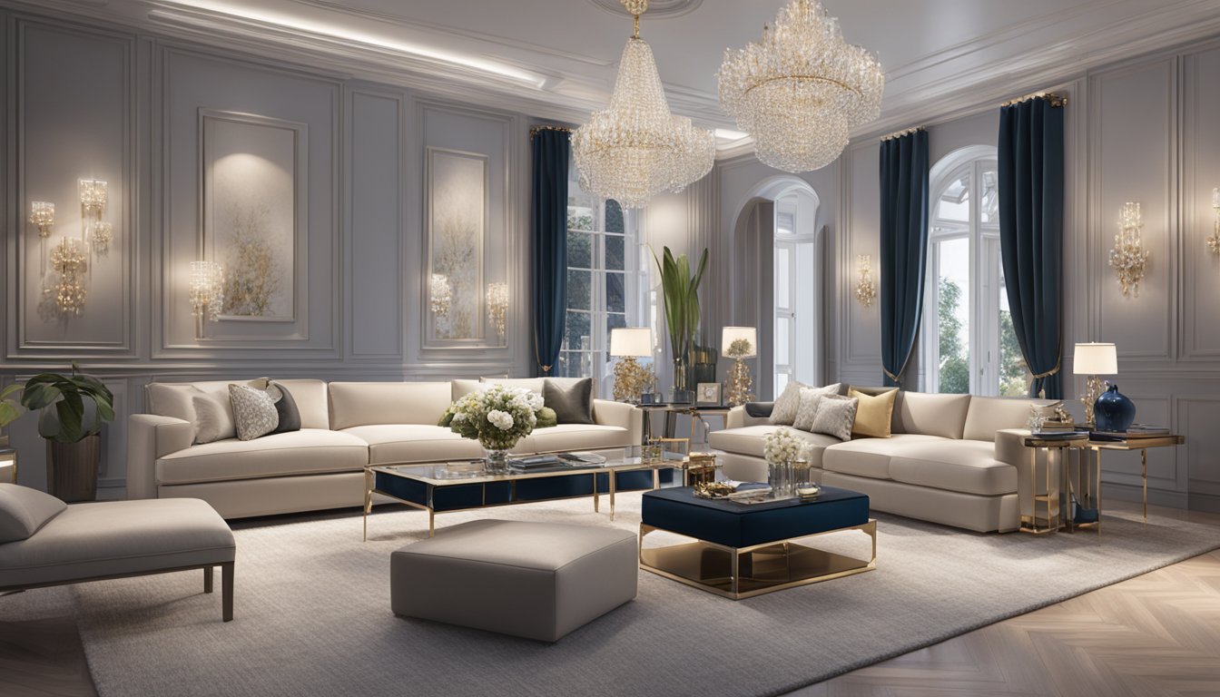 Braun Büffel's Iconic Collections displayed in a luxurious setting with elegant lighting and sophisticated decor