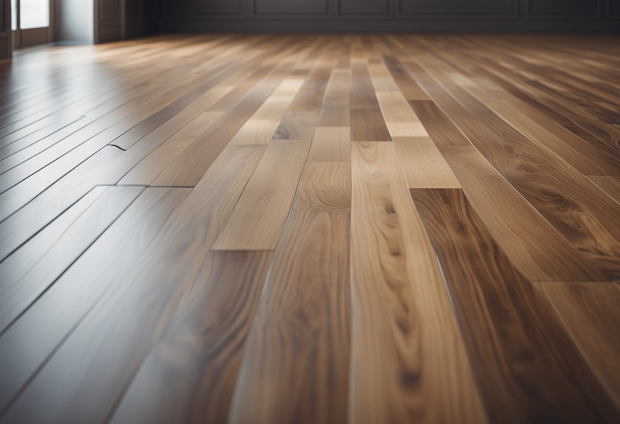 A room with laminate, vinyl, or hardwood flooring
