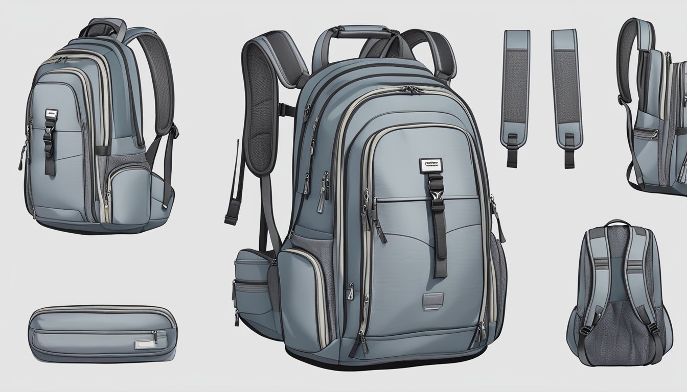 A Japanese backpack brand's features include multiple compartments, padded straps, and durable materials