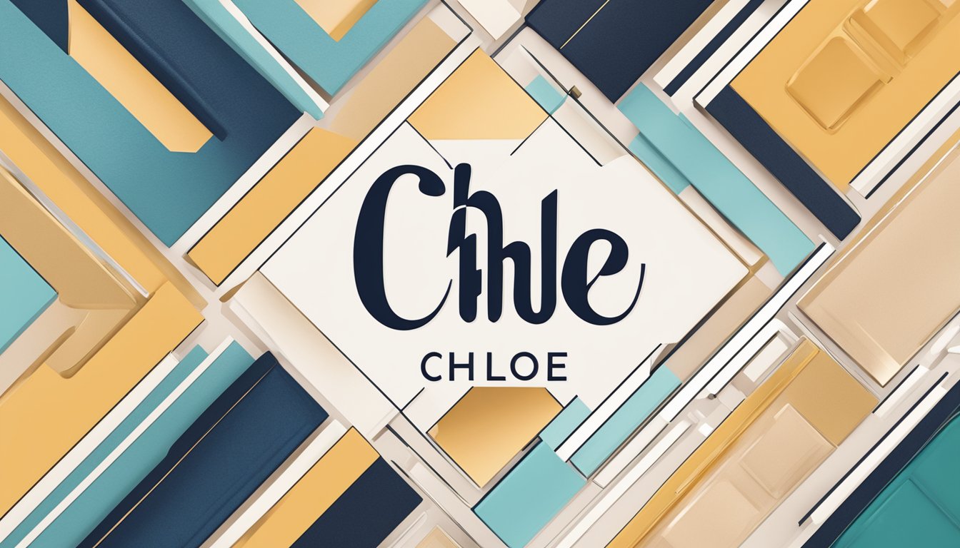 The iconic Chloe brand logo is displayed prominently on a collection of sleek and modern designs