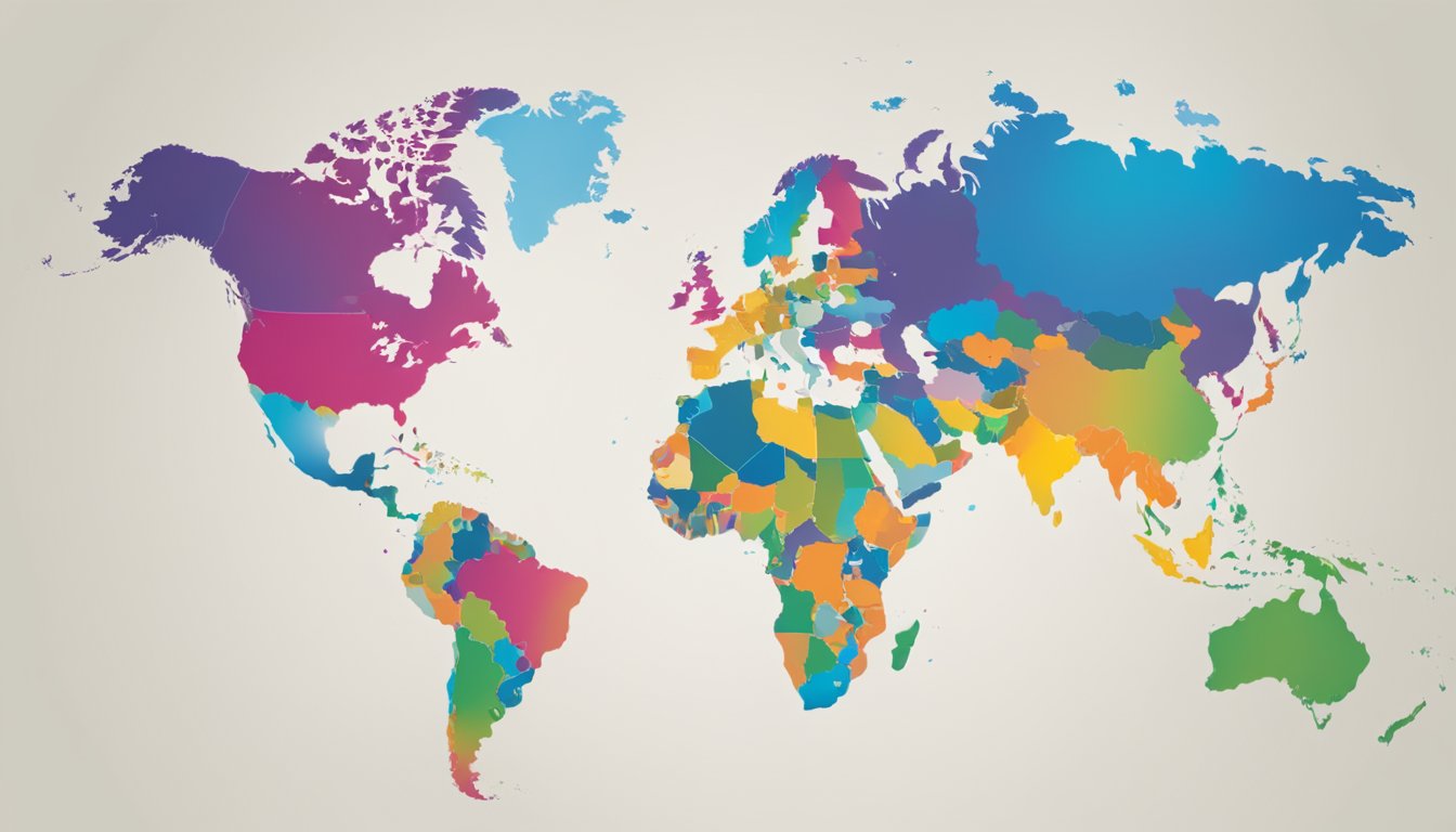 The Wipo global brand database logo displayed prominently with a world map in the background, highlighting different regions