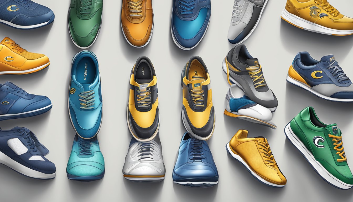 A display of exclusive offers and memberships for champion brand shoes