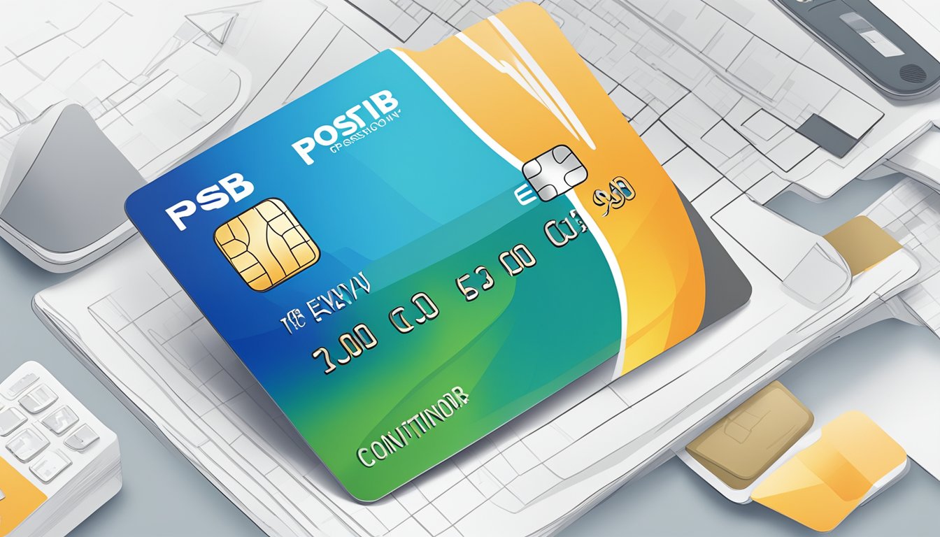 The POSB Everyday Credit Card displayed with Terms and Conditions in Singapore