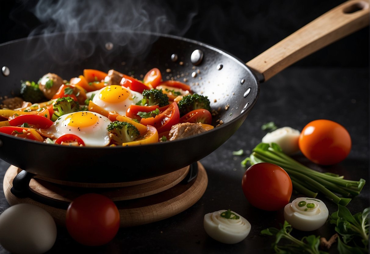 Chinese Tomato Egg Stir Fry Recipe Quick Bite Concept Seaco Online