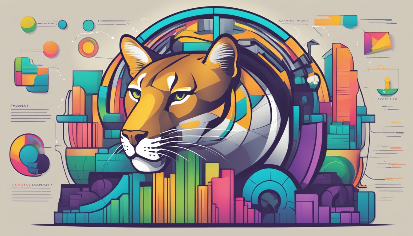 A sleek puma logo displayed prominently with a list of commonly asked questions below. Bright colors and modern font add to the professional and approachable feel