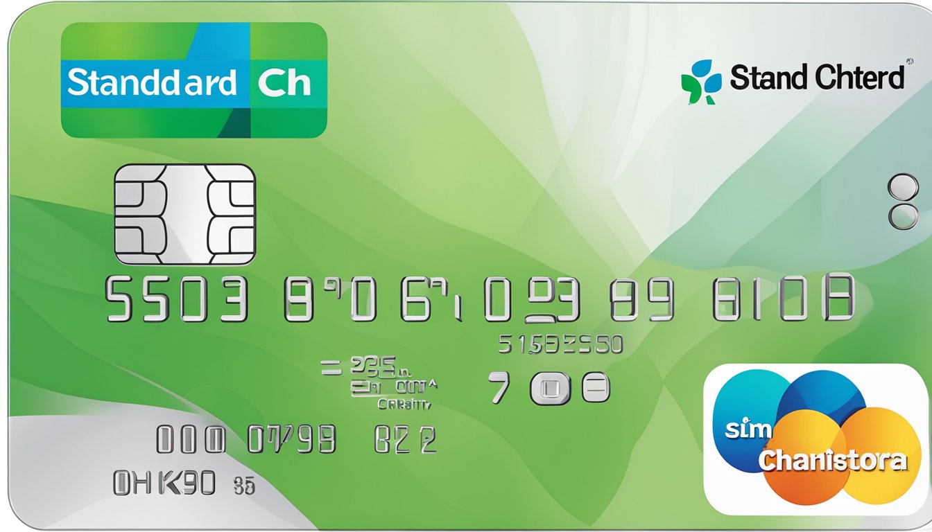 Standard Chartered Simply Cash Credit Card displayed with easy access and convenience in a modern Singapore setting