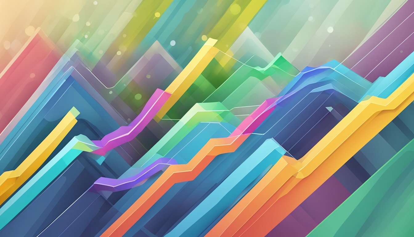 A graph showing increasing sales and positive customer feedback