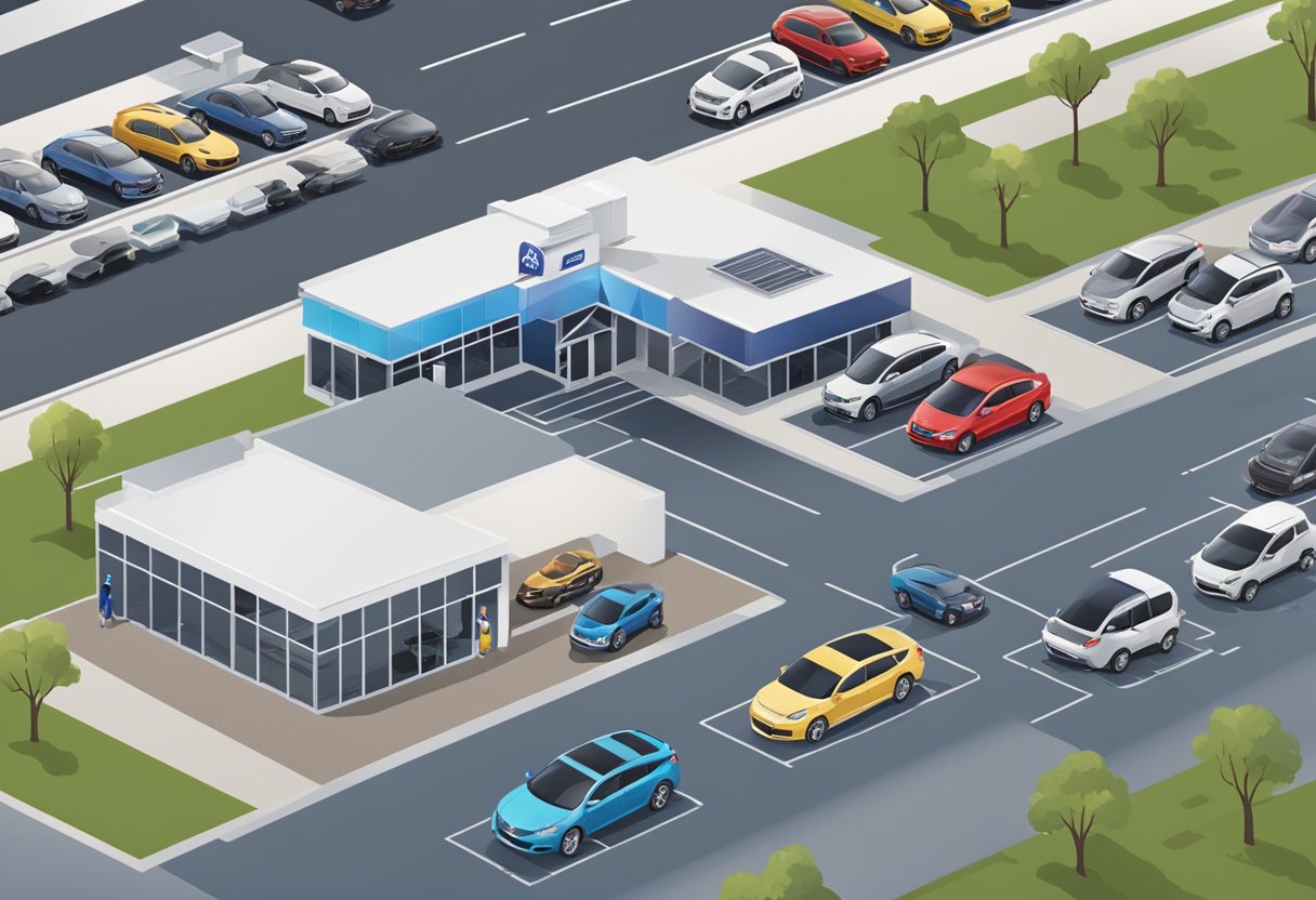 An auto dealership's Facebook AIA service in action, showcasing a variety of vehicle inventory with engaging visuals and informative details