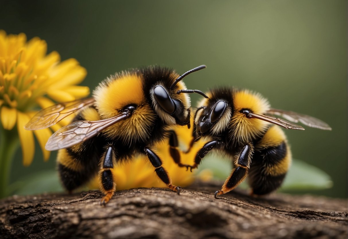 Do Bumblebees Possess Puzzle Solving Skills? Two bumblebees