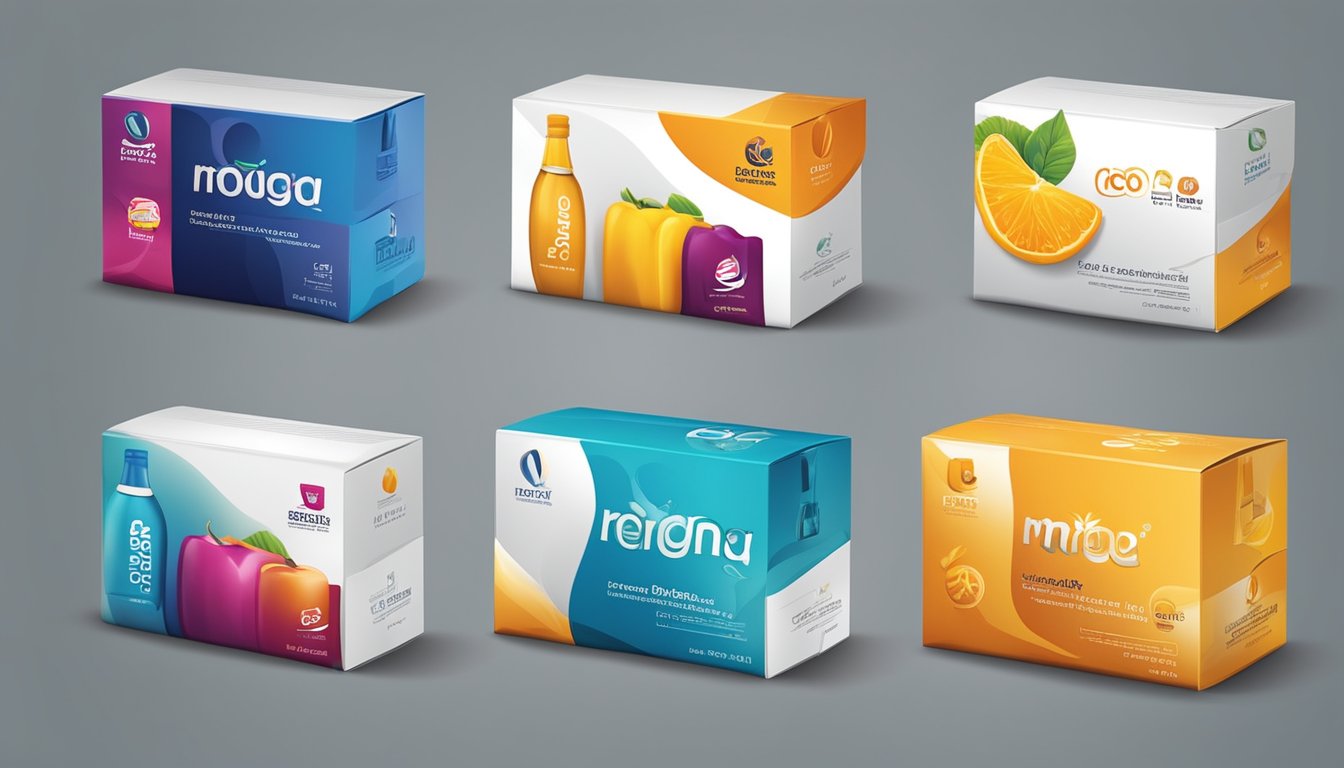 A bold, modern logo displayed prominently on various product packages, with a confident and trustworthy feel