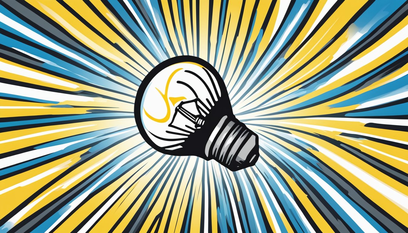 A bright, glowing light bulb with the words "Brand Energy Solutions" radiating energy and power