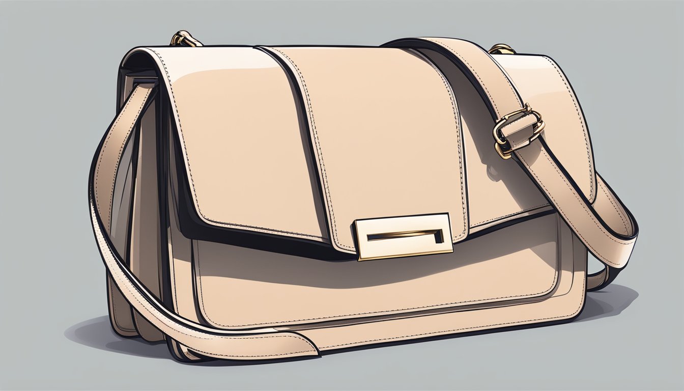 A sleek and modern handbag with clean lines and minimalist details, exuding sophistication and luxury