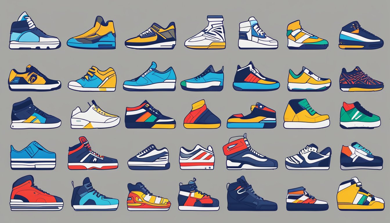 Vibrant European sneaker brands influence global fashion trends. Bold designs and innovative materials reflect diverse cultural influences