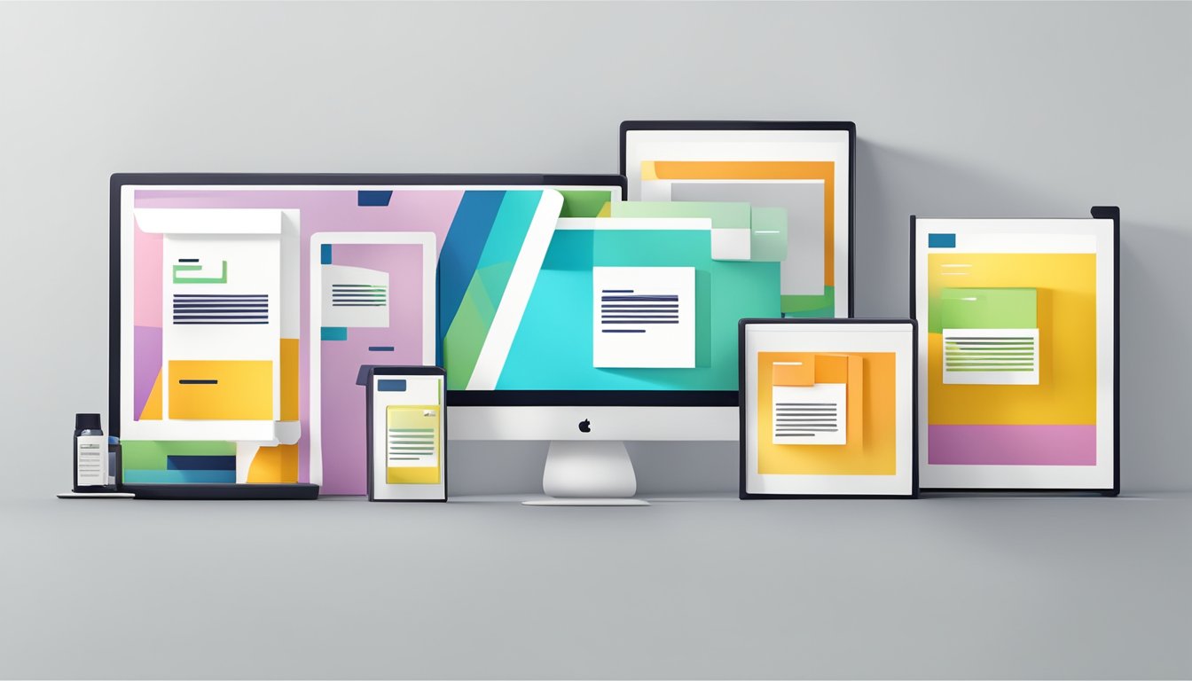 FAQ branded frames displayed on a clean, white surface with bold, modern font