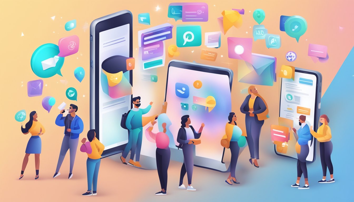 A small influencer's content going viral, boosting brand visibility and sales
