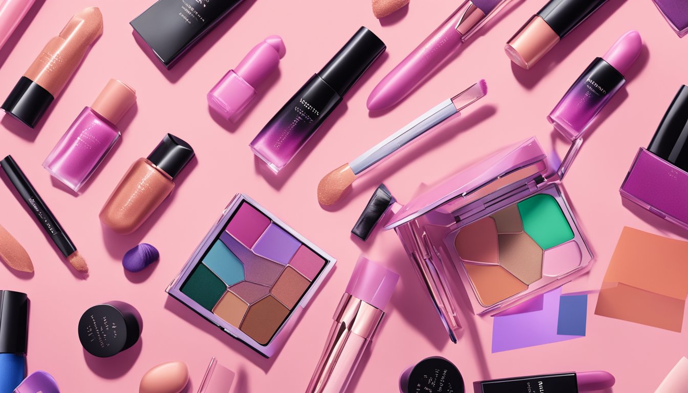 A vibrant and dynamic social media campaign showcasing Fenty Beauty's unique brand positioning through bold visuals and engaging content