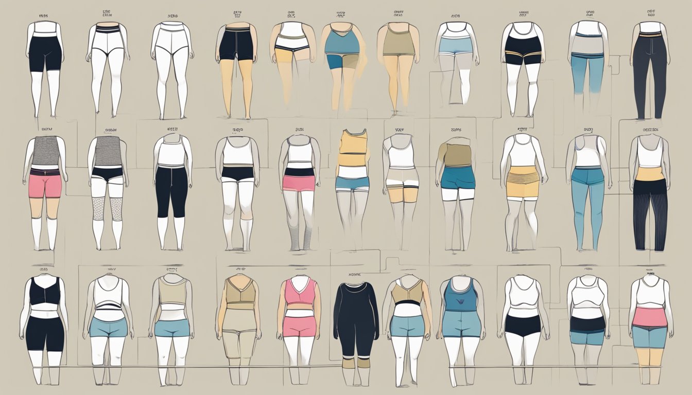 A timeline of underwear brands from past to present, with censored logos and designs to represent the evolution of the industry
