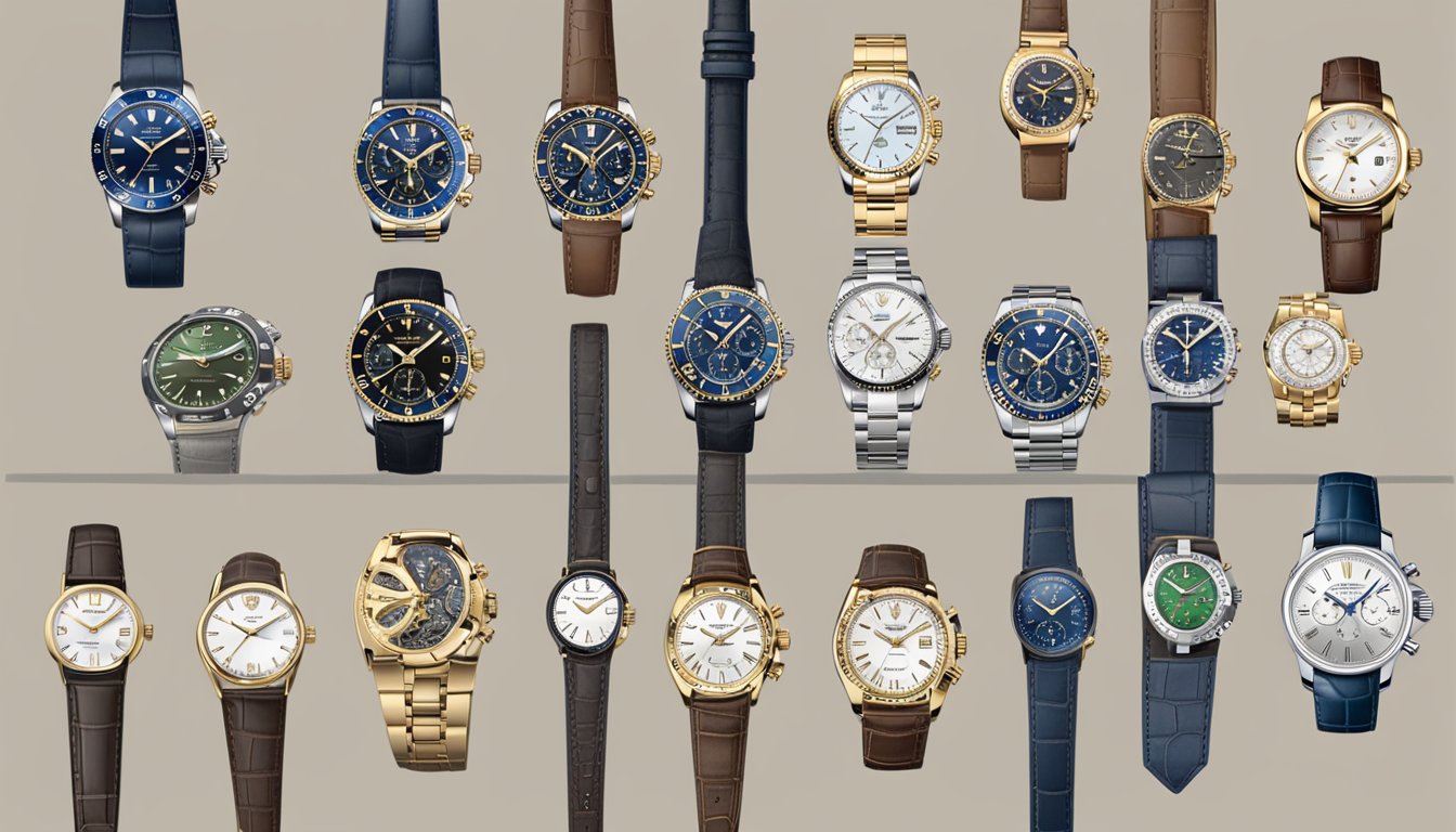 A display of geneve watches brands with a list of frequently asked questions below