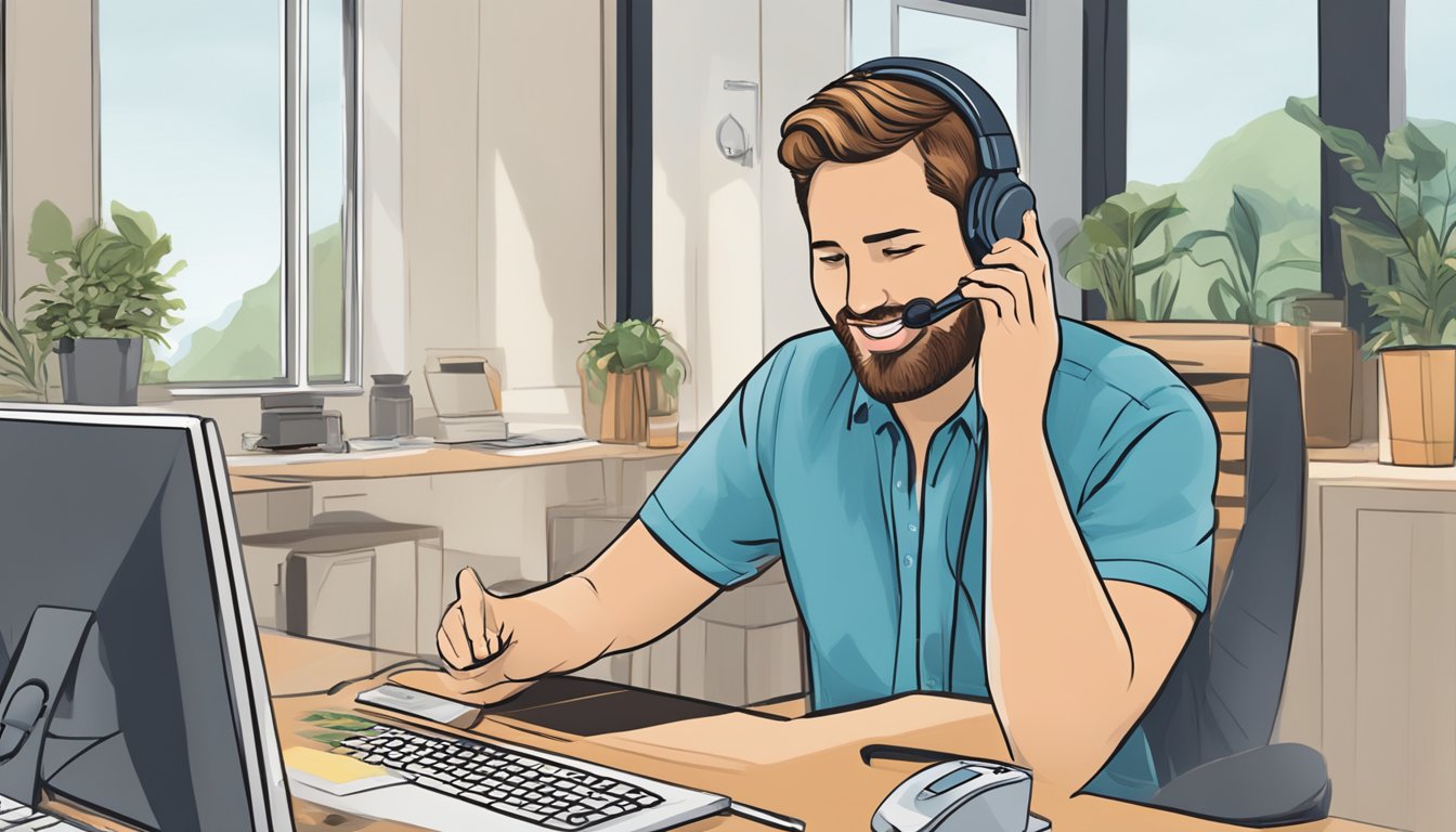 A customer receiving prompt and friendly support from a lumen brand representative over the phone