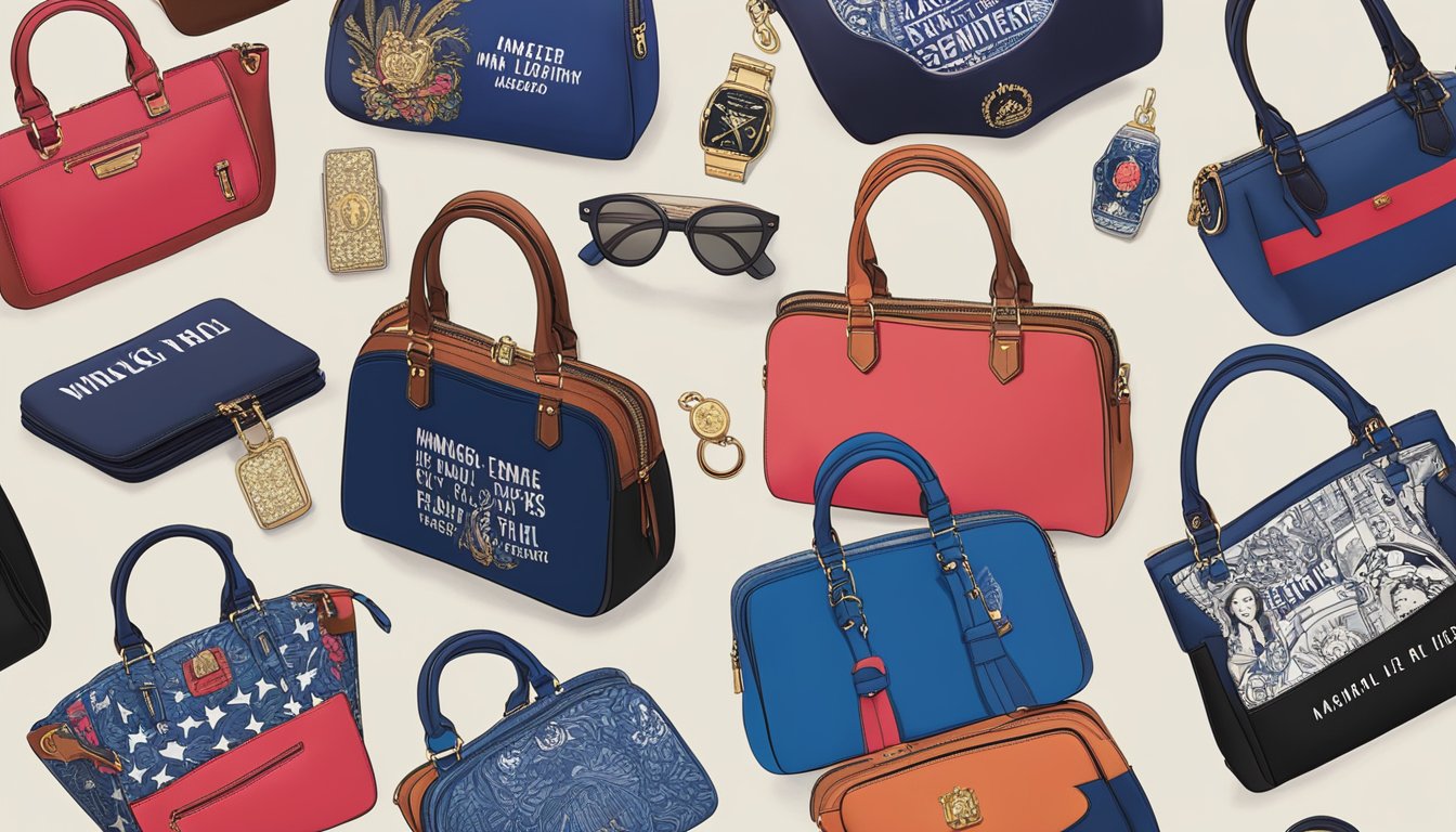A bold handbag brand featuring Margaret Thatcher's iconic quotes and imagery, making a powerful political statement through fashion accessories