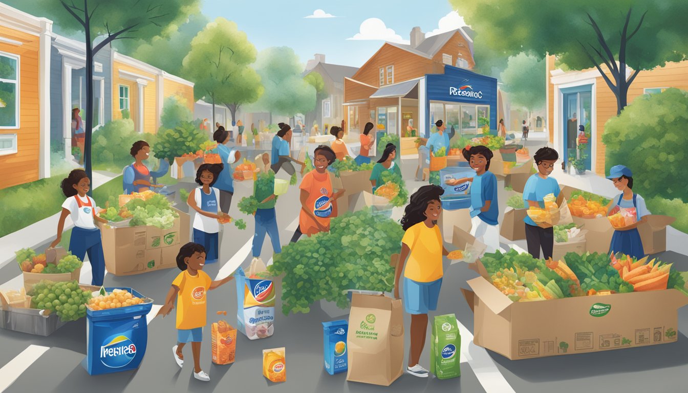 PepsiCo brands showcase sustainable practices and social responsibility through eco-friendly packaging and community engagement