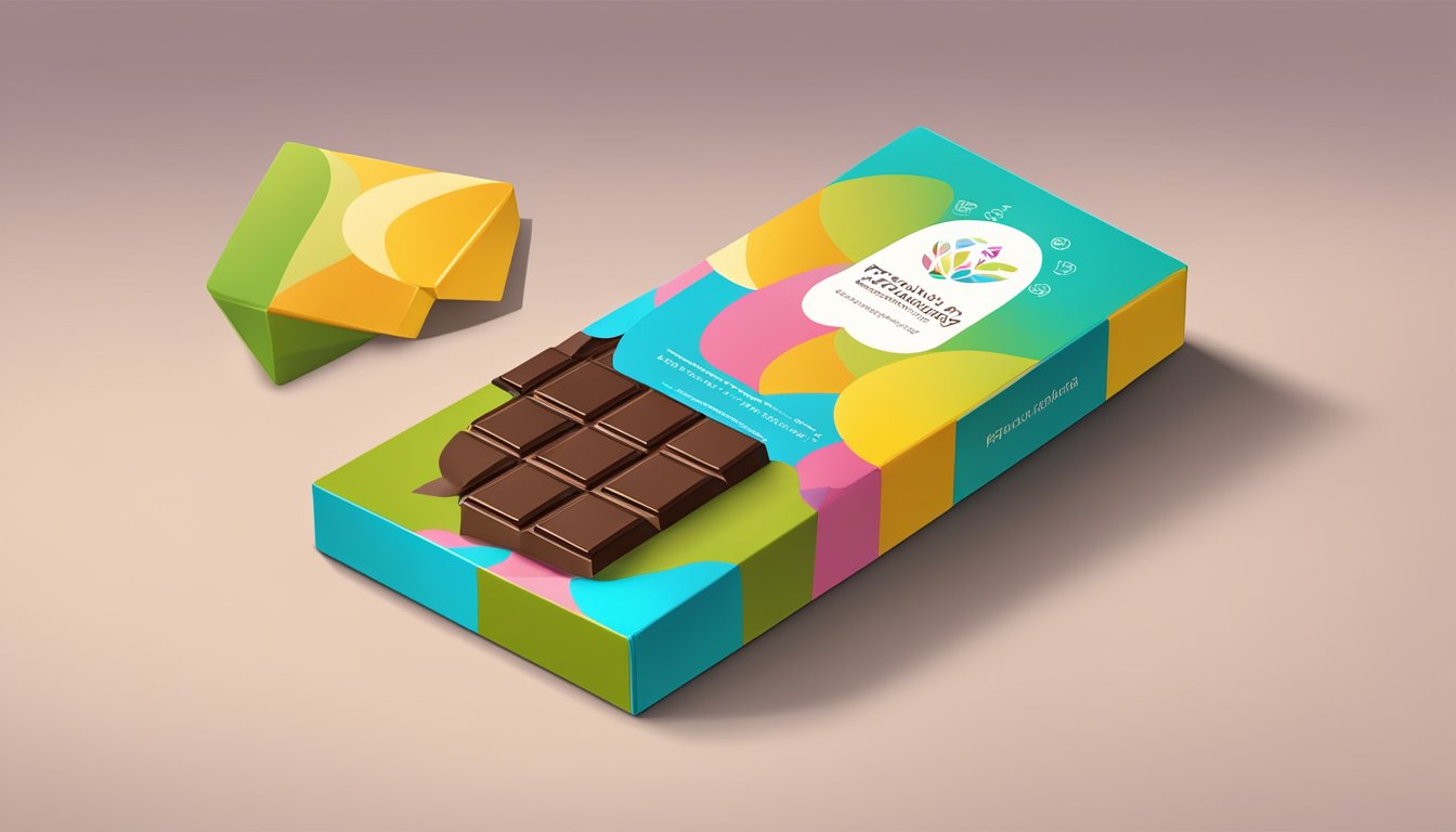 A stack of colorful Indonesian chocolate packaging with "Frequently Asked Questions" displayed prominently