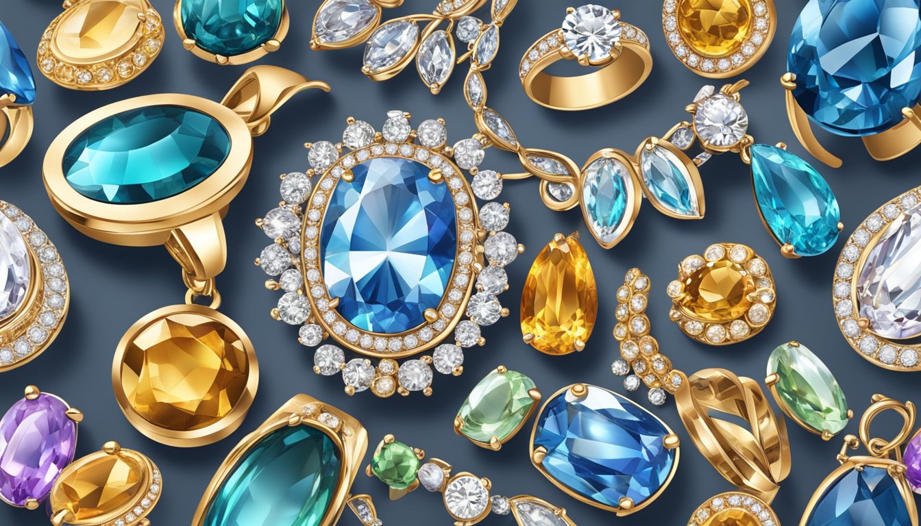 Sparkling jewelry brands clash in a dazzling display of elegance and luxury