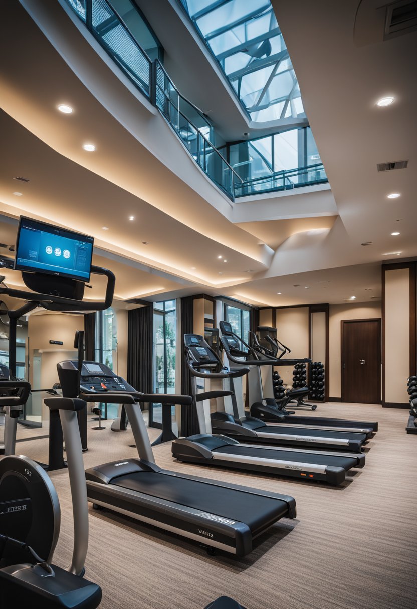hotel in Waco features modern fitness center and wellness facilities