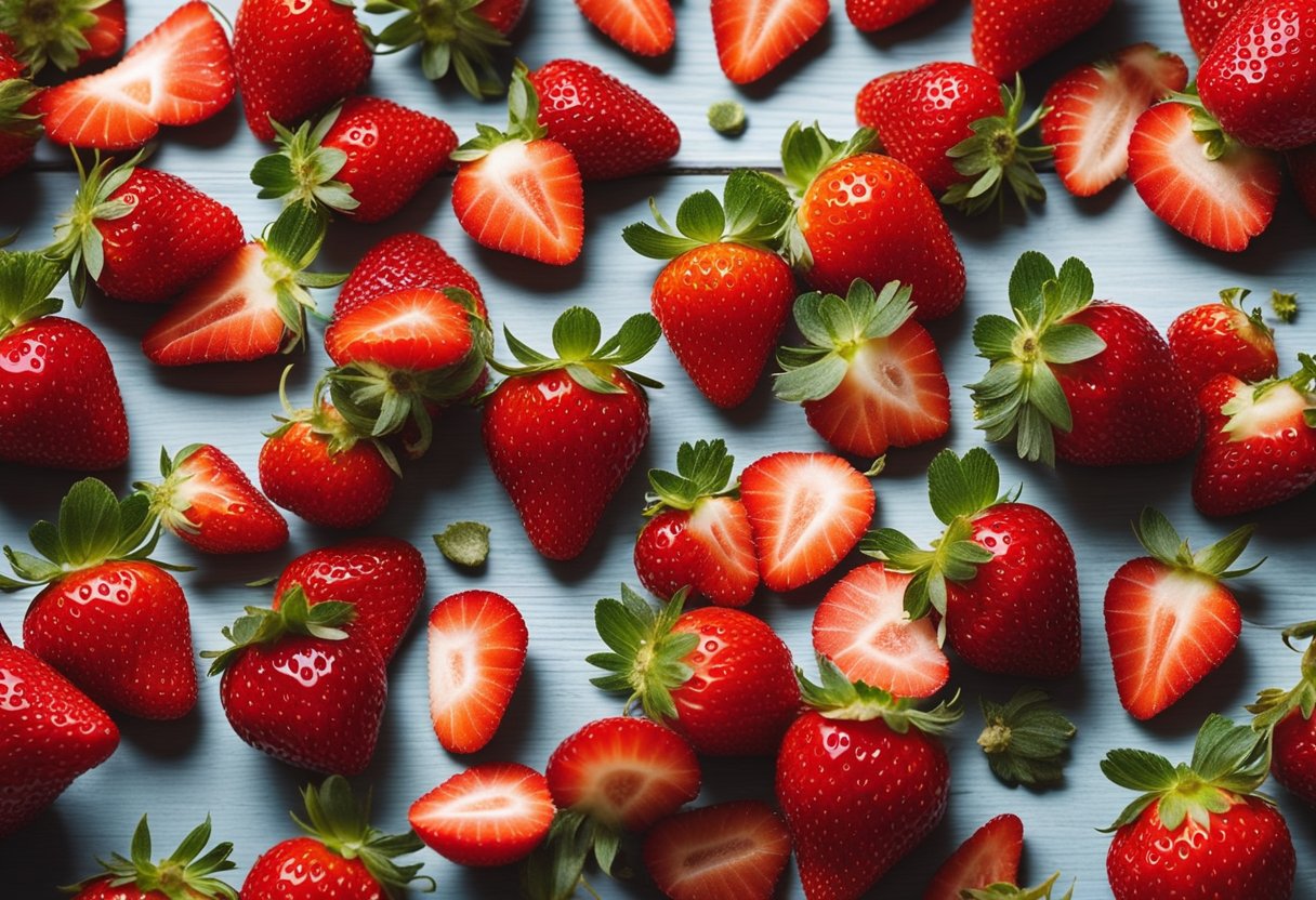 Get creative in the kitchen with a flat of fresh strawberries! Whether you're making strawberry jam, strawberry salsa, or adding them to a colorful fruit salad, these juicy berries are perfect for adding a burst of flavor to your favorite dishes.
