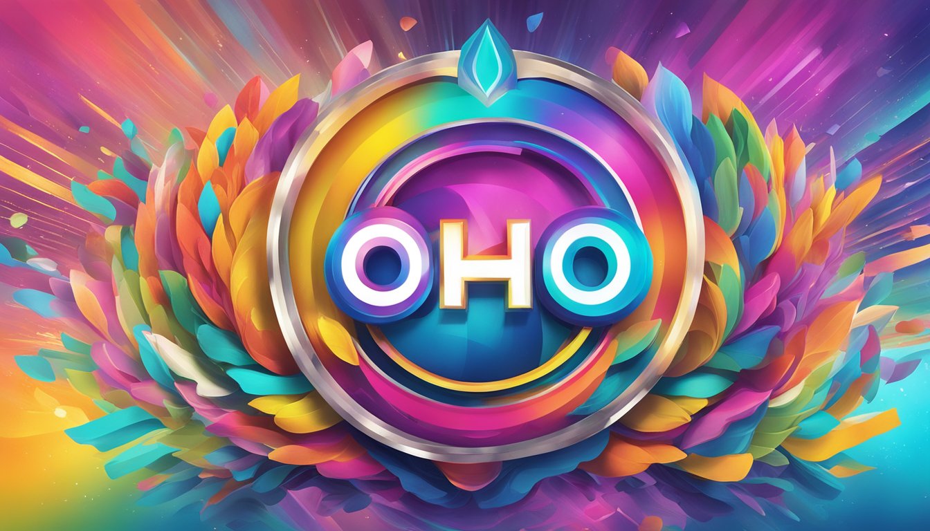 The Oho brand logo shines brightly against a backdrop of vibrant colors, symbolizing innovation and creativity