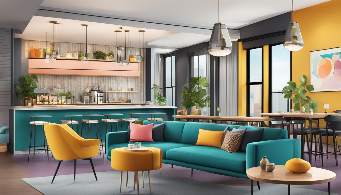 The Ovolo brand expands with a vibrant, modern presence. Bold colors and sleek design elements create a dynamic and inviting atmosphere