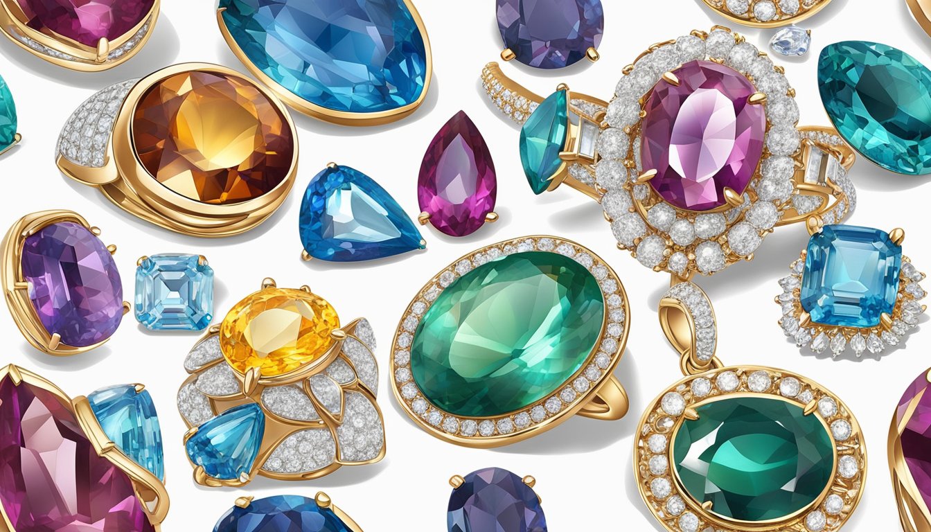 Exquisite gemstones and luxurious materials adorn top jewelry brands in Singapore