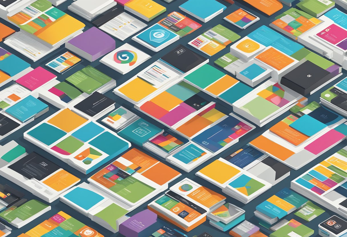 Content marketing for brand awareness books and fliers. 