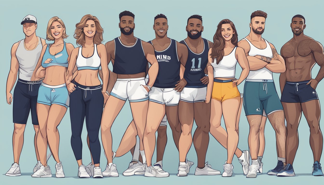 A group of well-known influencers and celebrities are gathered together, wearing the starter brand underwear. They are engaging in collaborative activities and endorsing the brand