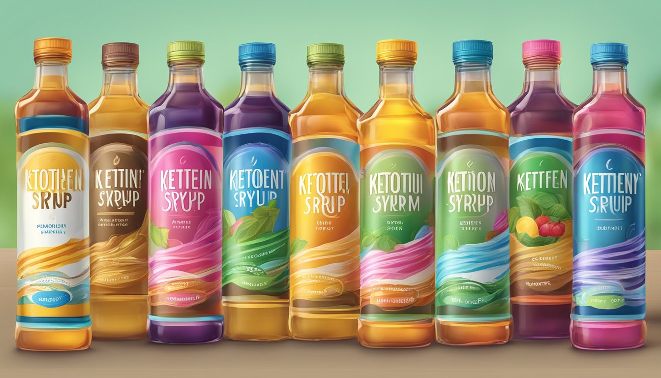 A colorful "Frequently Asked Questions" sign with the words "ketotifen syrup brand name" displayed prominently