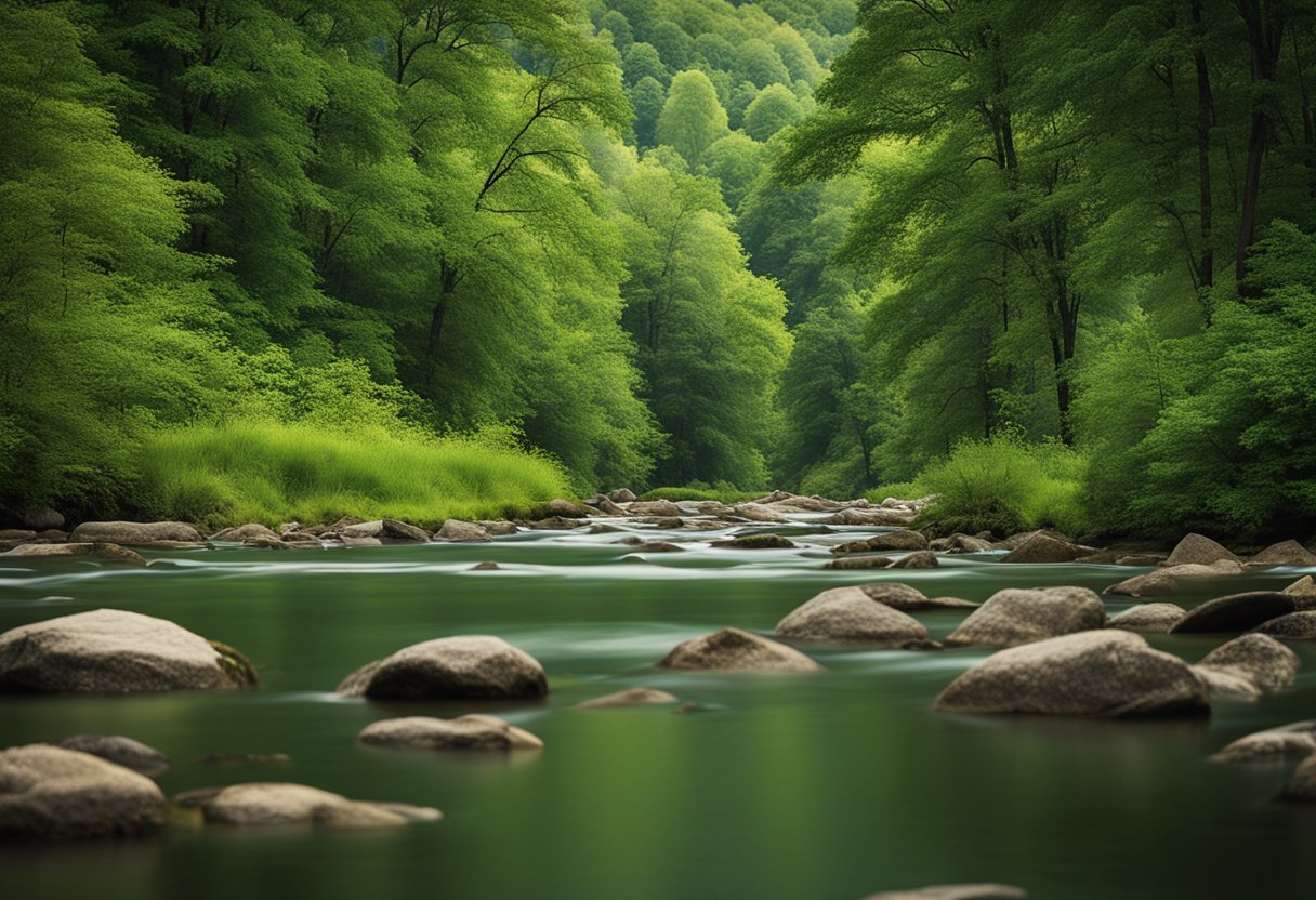 Lush forests, rolling hills, and meandering rivers fill the landscape of Missouri. Wildlife roams freely, from deer and turkeys to bald eagles and otters. Trails wind through the diverse terrain, offering breathtaking views and endless outdoor adventures