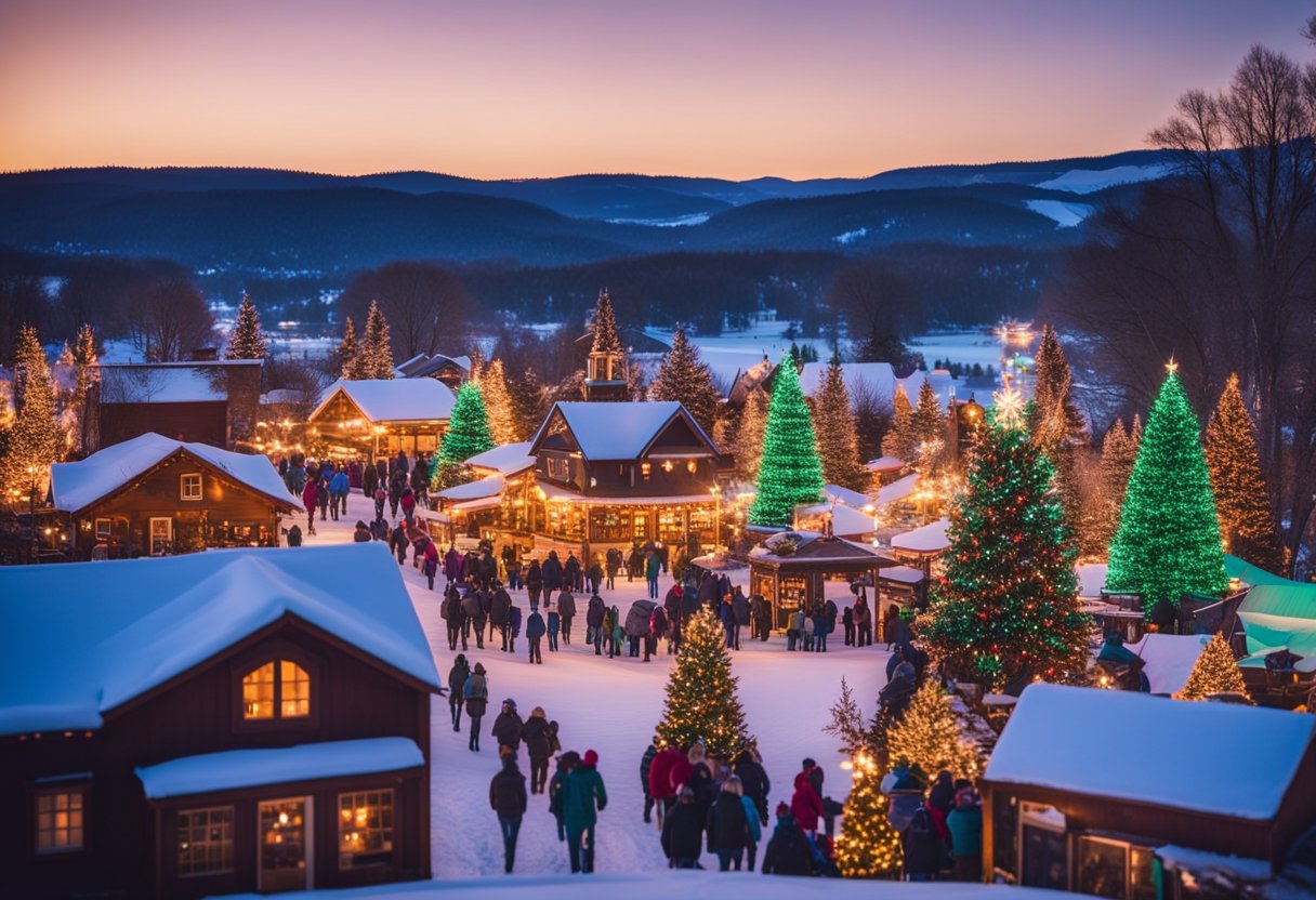 Colorful holiday lights adorn cozy cabins and quaint town squares. Families ice skate, sip hot cocoa, and explore festive markets. Snow-covered landscapes provide a picturesque backdrop for winter getaways in Missouri