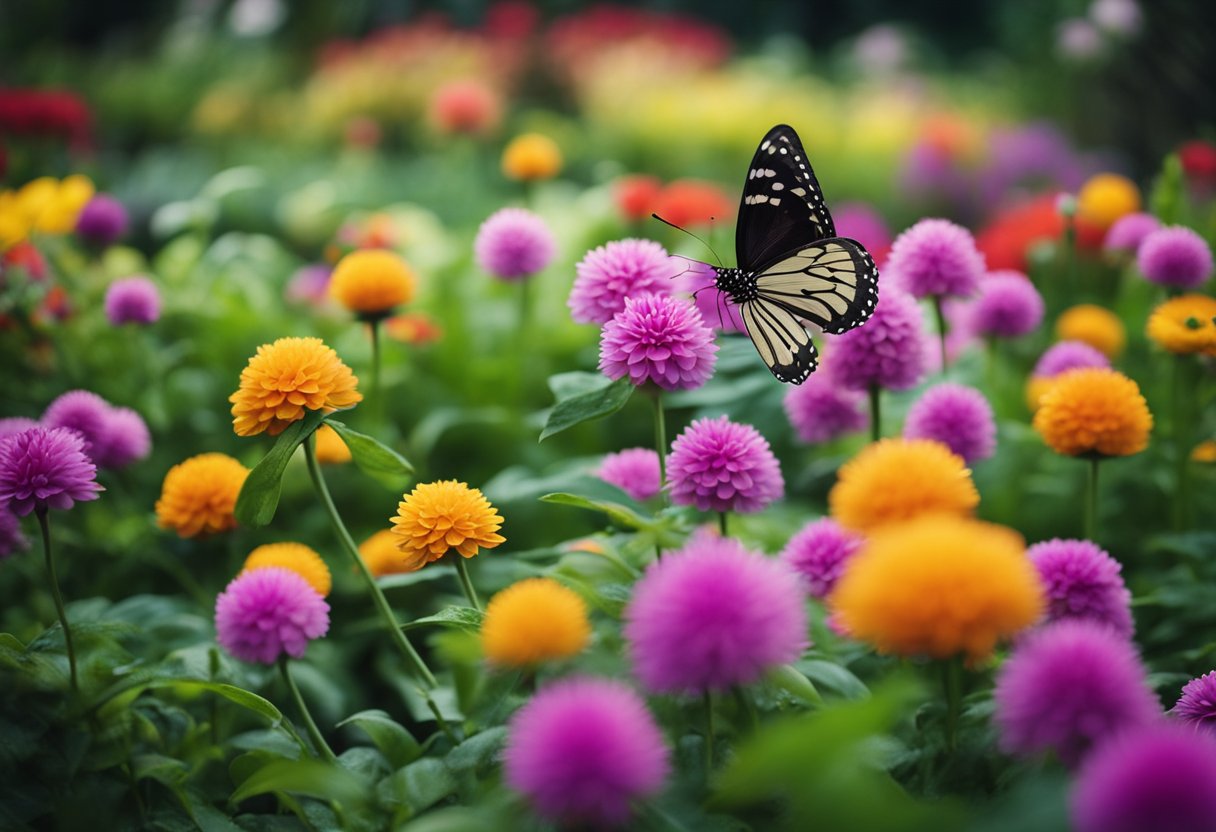 Lush botanical gardens bloom with vibrant flowers, while exotic animals roam freely in the spacious zoo enclosures